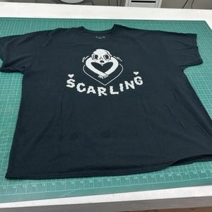 Black Scarling Band Tee 3X